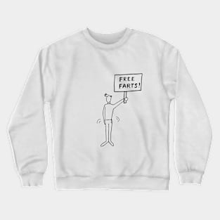 Free Farts 2 Crewneck Sweatshirt